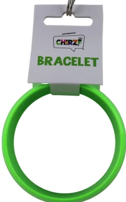 Armband dik neon groen