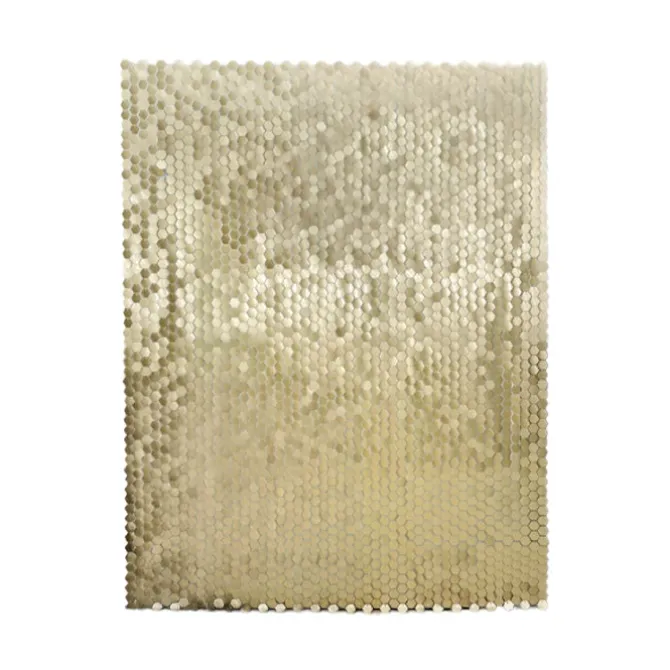 Backdrop goud 30 x 30 cm 6 stuks