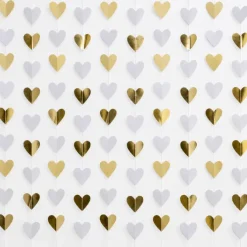 Backdrop Hartjes 180x200cm