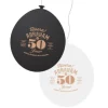 Ballonnen Abraham 50 jaar zwart/wit - 8 stuks
