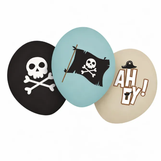 Ballonnen Ahoy 30 cm - 6 stuks