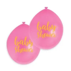 Ballonnen babyshower roze 30cm - 10 stuks