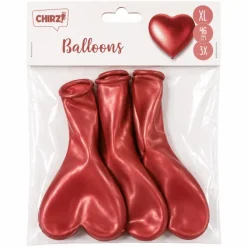 Ballonnen hart roségoud 46 cm - 3 stuks