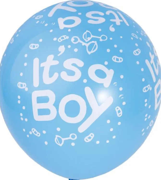 Ballonnen It's a Boy XL 30 cm - 10 stuks