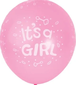 Ballonnen It's a Girl 30 cm - 10 stuks