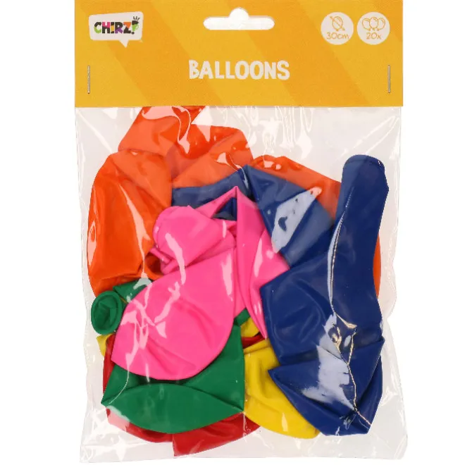 Ballonnen meerkleurig 30 cm - 20 stuks