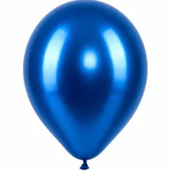 Ballonnen Metallic - Blauw - 30cm - 10 stuks