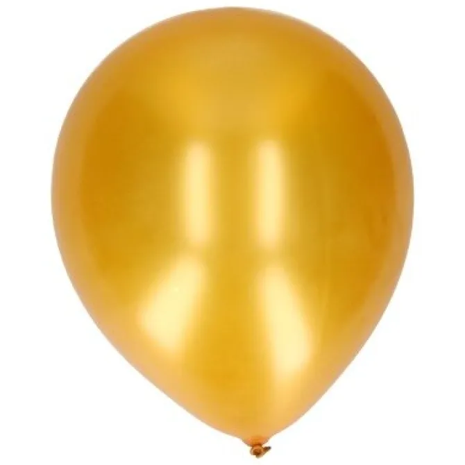 Ballonnen metallic goud 30 cm - 20 stuks