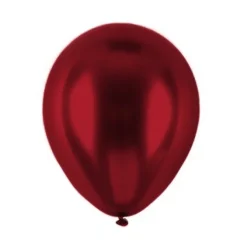 Ballonnen metallic rood 30 cm - 20 stuks