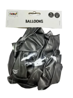 Ballonnen metallic zilver 30 cm - 20 stuks