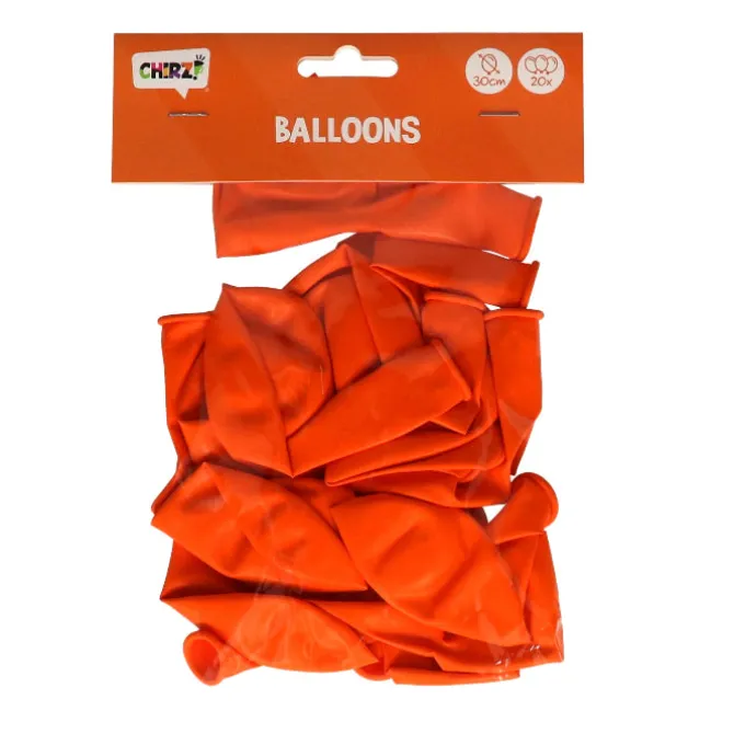 Ballonnen oranje 30cm - 20 stuks