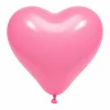 Ballonnen Pastel Hart - Roze - 30cm - 4 stuks