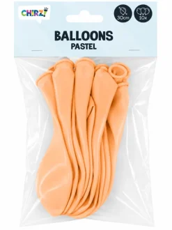 Ballonnen Pastel - Oranje - 30cm - 10 stuks