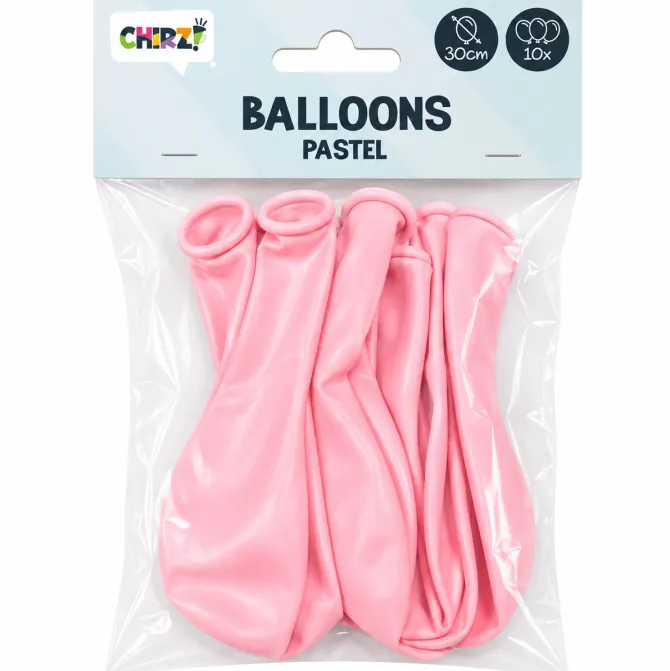 Ballonnen Pastel - Roze - 30cm - 10 stuks