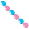 Ballonnen slinger roze/blauw 15cm - 10 stuks
