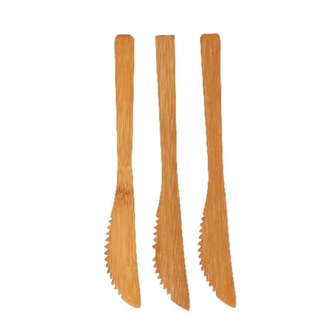 Bamboe messen 3 stuks