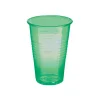 Bekers plastic groen – 50 stuks (200 ml)
