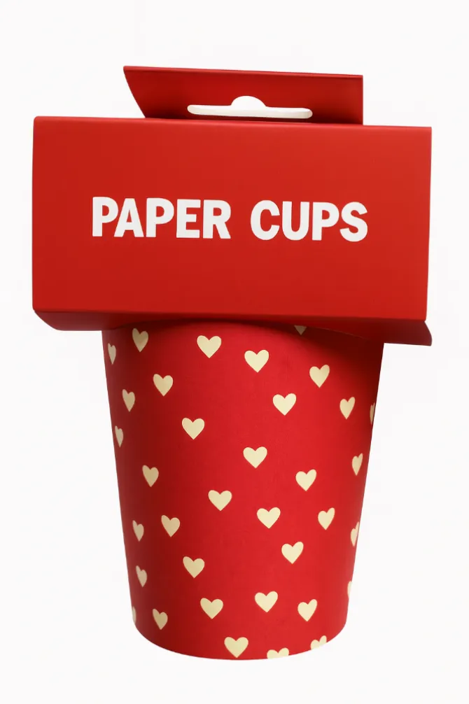 Bekertjes Hart 250ml - 8 stuks