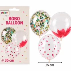 Bobo ballonnen 35 cm - 3 stuks