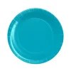 Bord papier blauw 8 st