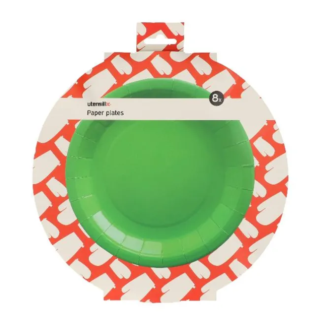Bord papier groen 8 st
