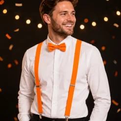 Bretels neon oranje