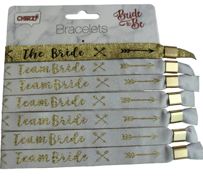 Bride to be/ team bride armbandjes