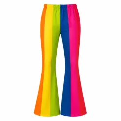 Broek flared regenboog dames - S/M