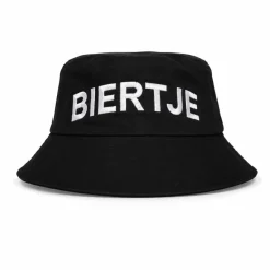 Bucket hat Biertje zwart