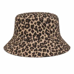 Bucket hat panter beige/bruin