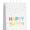 Cadeautasjes - 4 stuks - Happy Birthday