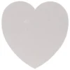 Canvas hart wit