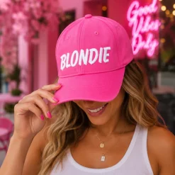 Cap blondie roze