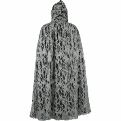 Cape Halloween grijs one size