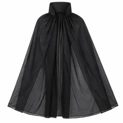 Cape Halloween zwart kindermaat