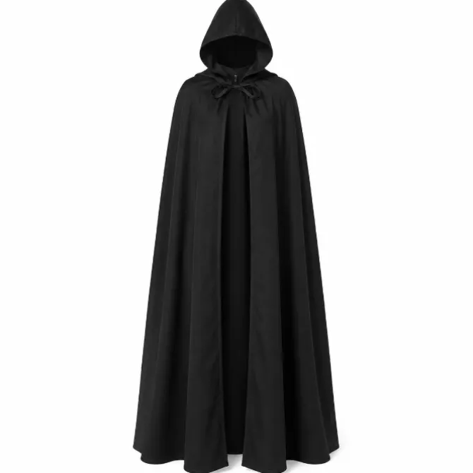 Cape Halloween zwart one size