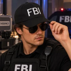 Cap FBI zwart