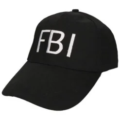 Cap FBI zwart