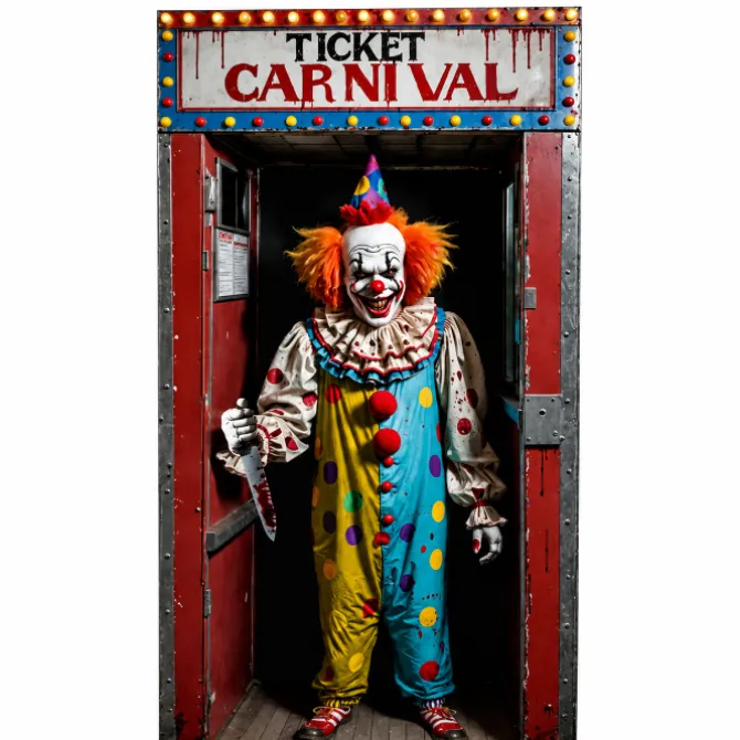 Clown Deurgordijn