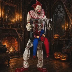 Clown met kooi - 213 cm
