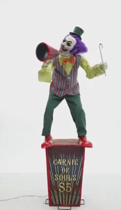 Clown omroeper - 183 cm