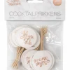 Cocktailprikkers Just Married