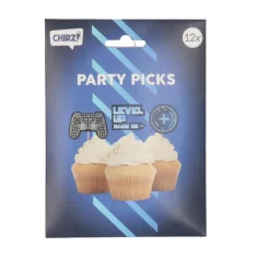 Cupcake toppers Level-Up
