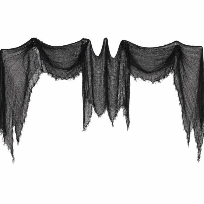 Decoratiedoek creepy zwart 76 x 198cm