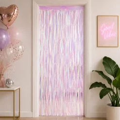 Deurgordijn folie holografisch - 80 x 180 cm