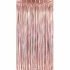 Deurgordijn folie holografisch roségoud 1m x 2m