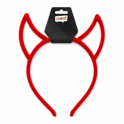 Diadeem Duivelsoren - rood