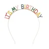 Diadeem It's my birthday meerkleurig