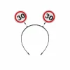 Diadeem 30 jaar rood/wit