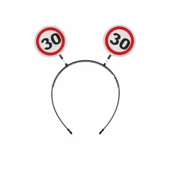 Diadeem 30 jaar rood/wit